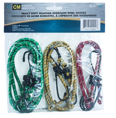 CM Cordes élastiques avec crochets pk3
