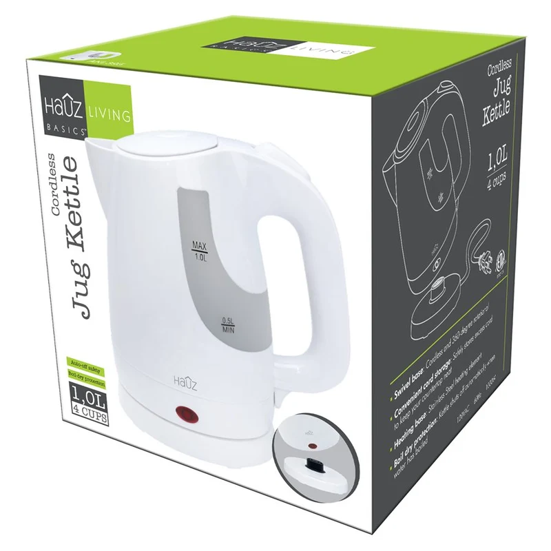 1L CORDLESS JUG KETTLE