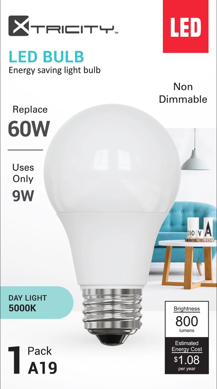 Ampoule DEL 9W 5000K