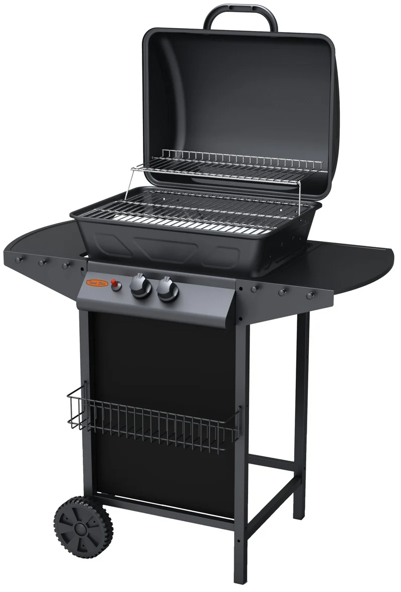 Barbecue a gas due fuochi Cardinale 91,3x46x102h cm