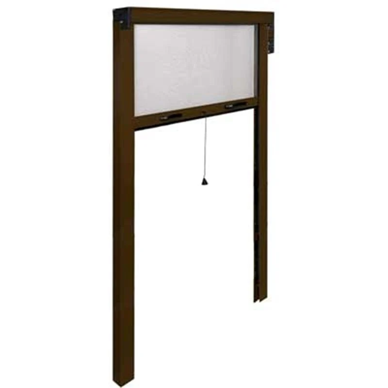 Zanzariera avvolgibile verticale 250 140x250 cm - colore marrone