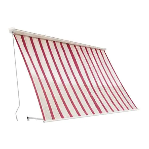 Tenda da sole a caduta con cassone 300x250 cm - Verde/Crema