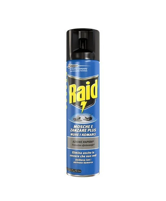 Raid spray mosche e zanzare 400 ml — Johnson