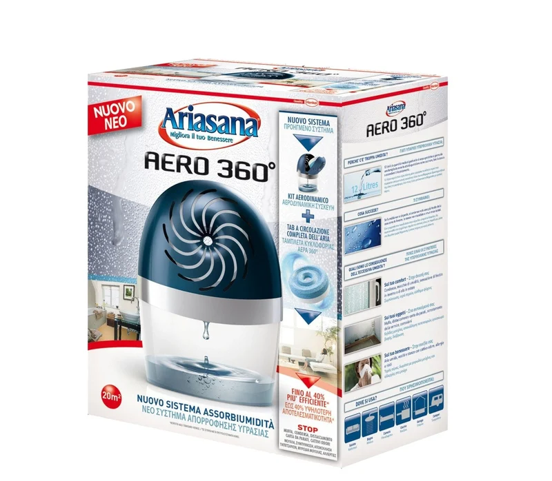 Kit assorbiumidita aero 360°' 450 gr + ricarica tab — Ariasana