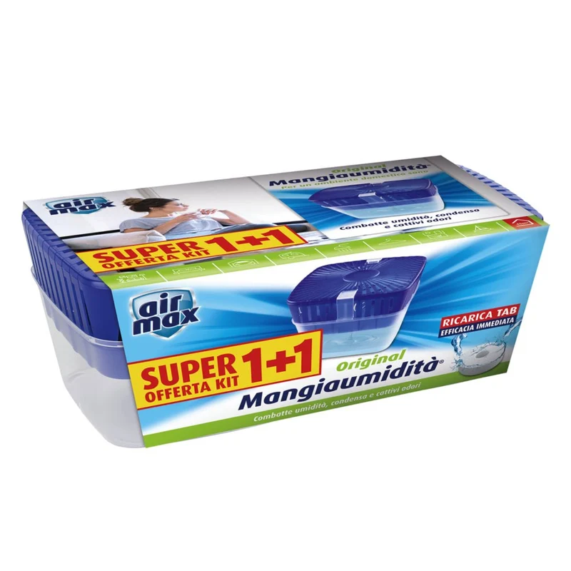 Kit mangiaumidita 1+1 450 gr 1+1 450 gr + ricarica tab 450 gr — AIR MAX