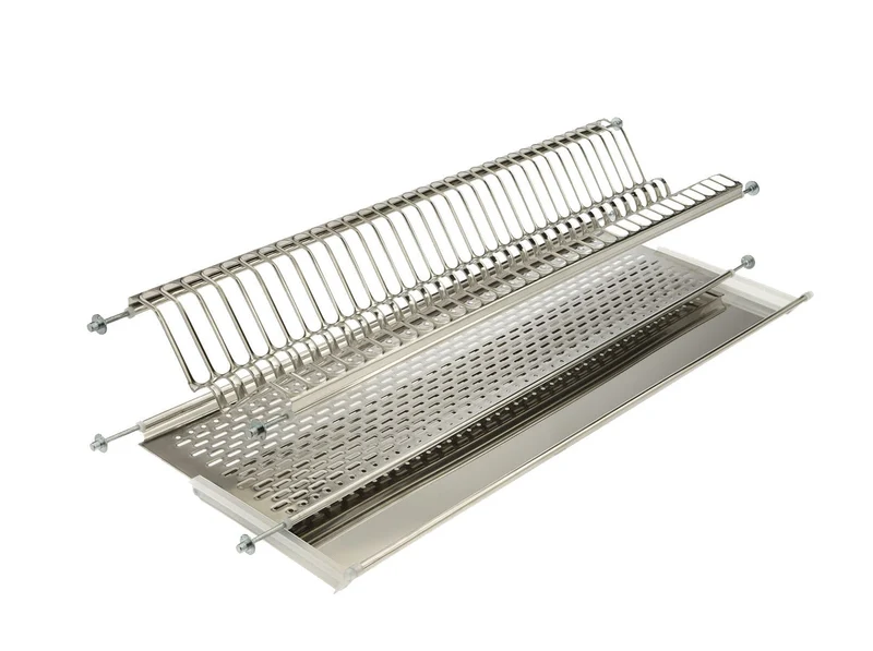 Scolapiatti in acciaio INOX in kit 86 cm