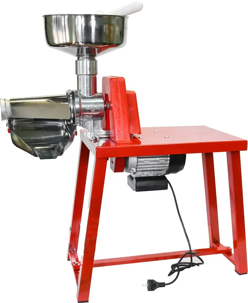 Spremipomodoro con banchetto Inox 330 watt — MADE IN Italy