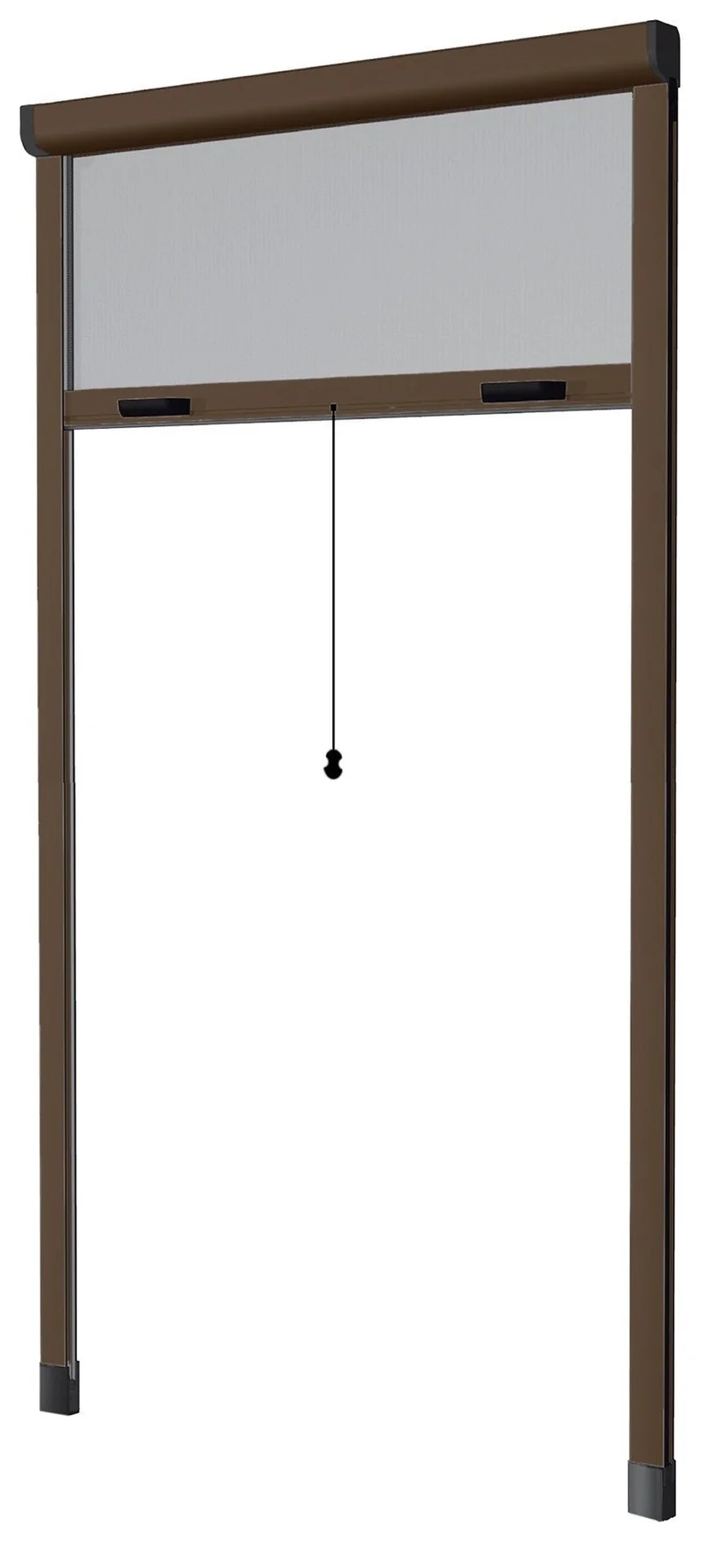 Zanzariera Avvolgibile Verticale cm 120 x 170 marrone Con Frizione ROTO