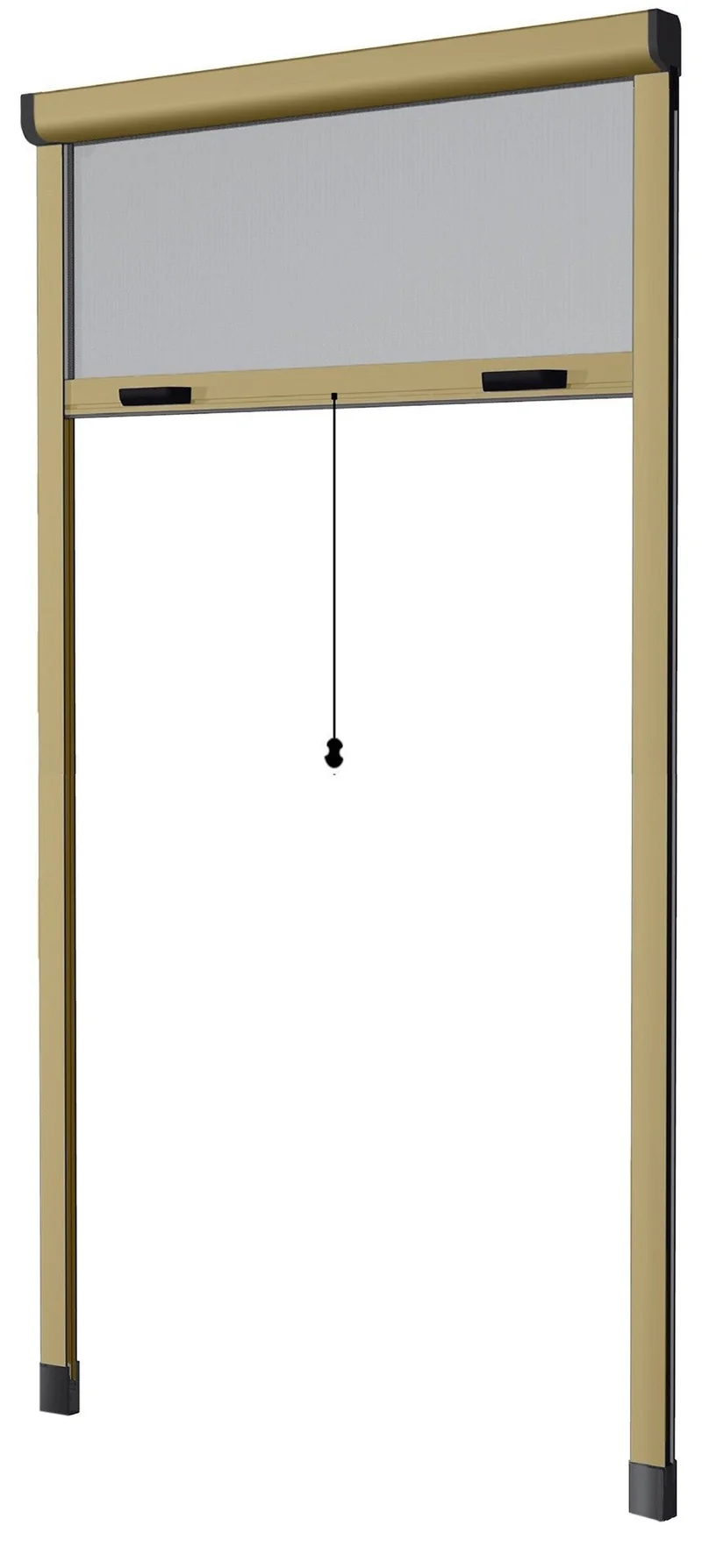 Zanzariera avvolgibile verticale 100x170 bronzo con frizione ROTO
