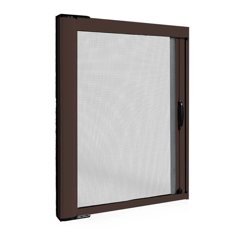 Zanzariere a rullo con cassonetto da 42mm apertura laterale 150x250 Marrone