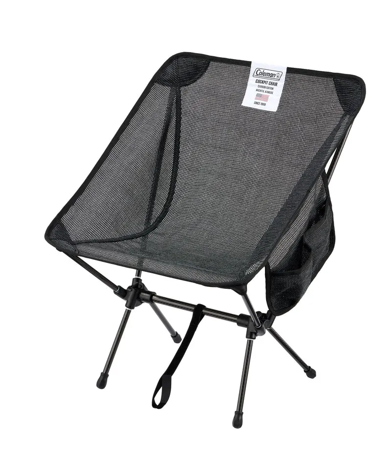 Coleman Cockpit Chair Carbon Edition Lightweight Outdoor Camping Platinum Black
