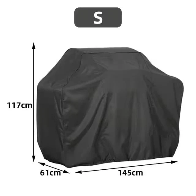 Weerbestendige Barbecue Hoes 145-190cm Beschermhoes Waterdicht BBQ Grill Afdekking Winterbescherming UV-bestendig Regenhoes Sneeuwbescherming | Sansoti
