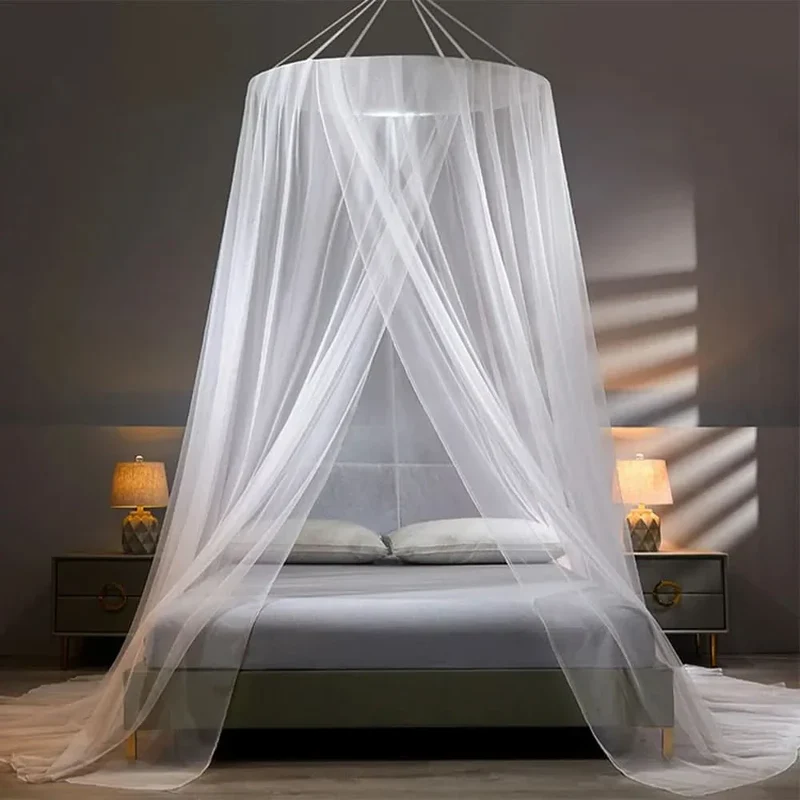 Opvouwbaar Klamboe voor Bed & Camping Bescherming Wit Grijs Blauw Jade | Insectennet Muggennet Reizen Outdoor Slaapkamer | Sansoti