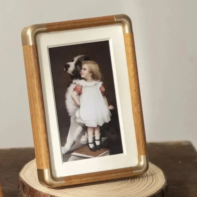Fotolijst Hout Vintage Tafelmodel 5 Tot 12 Inch Massief | Sansoti