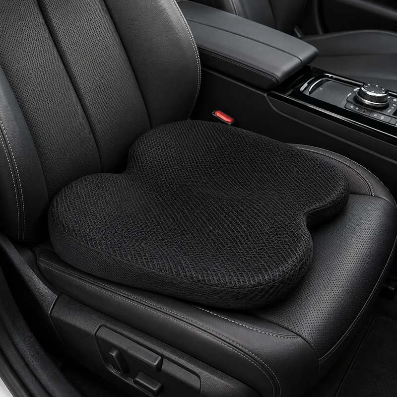 Ademend Autostoelkussen met Drukverlichting voor Ergonomisch Comfort en Optimale Ondersteuning tijdens het Rijden | Sansoti