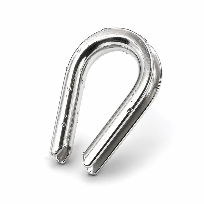 Cosse-cœur en acier inoxydable V4A DIN 65457